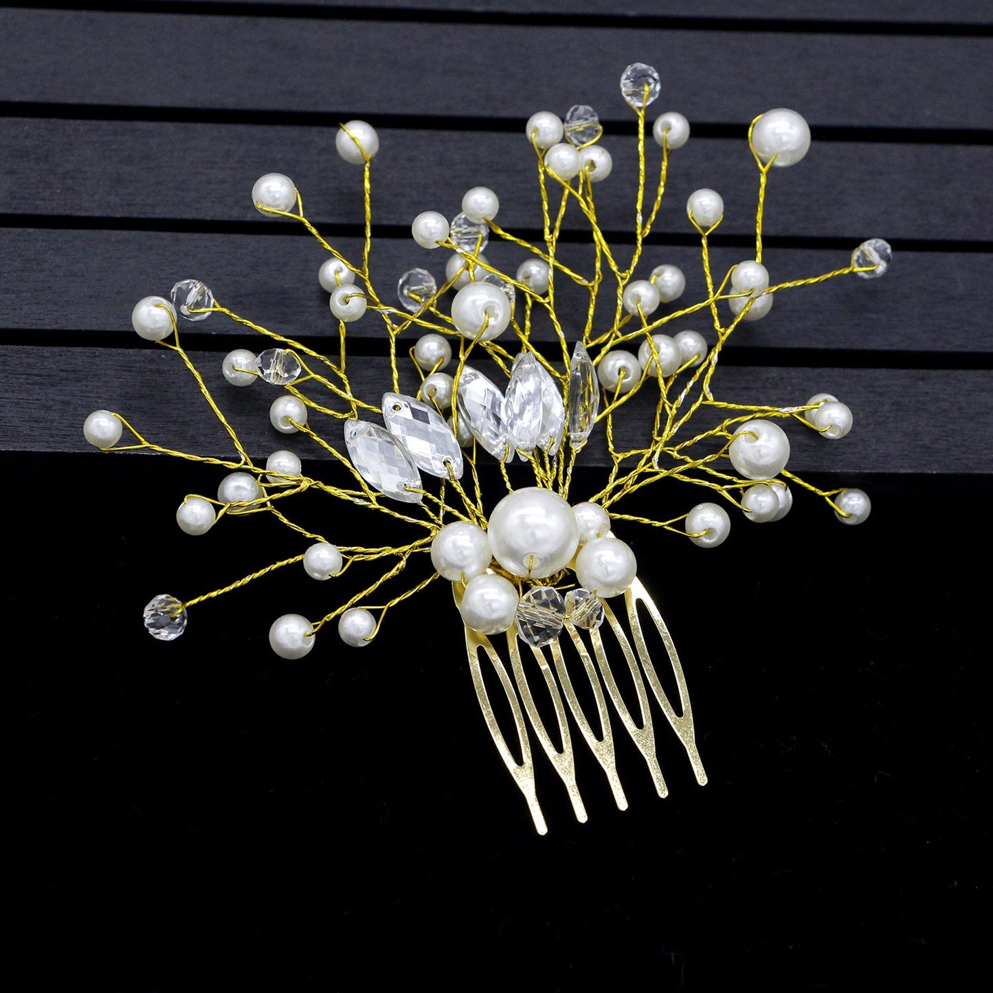 Pearl Bridal Hair Comb Hair Accessory for Weddings