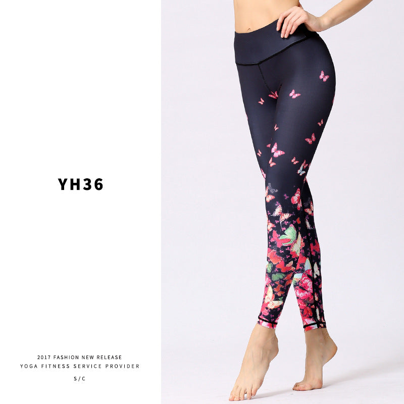 Dance Yoga Clothes Women'S Outdoor Sports Fitness Pants