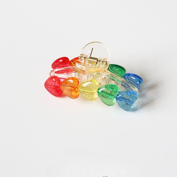 Gradient Color Love Cute Hair Clips