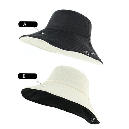 Women'S Summer Double-Sided Wearing A Big Hat