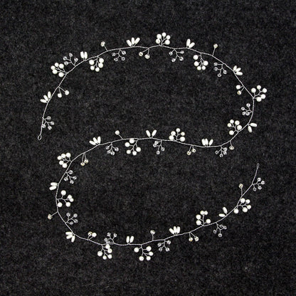 Handcrafted Pearl Headband Bridal Wedding Accessory