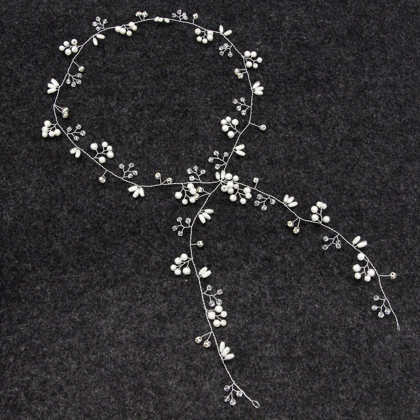 Handcrafted Pearl Headband Bridal Wedding Accessory