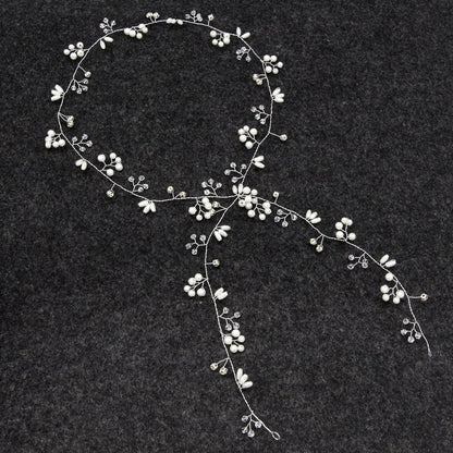 Handcrafted Pearl Headband Bridal Wedding Accessory