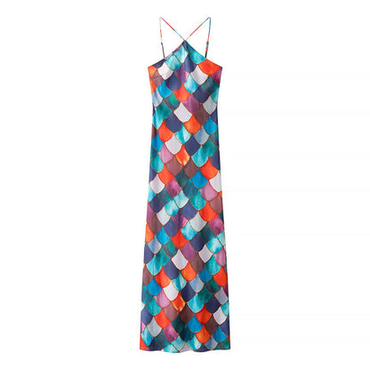 Troposa - Mermaid Scale Colorful Dress - Dreamy &amp; Stylish