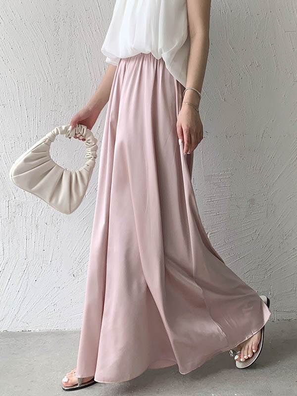 Wide Leg Loose Solid Color Casual Pants Bottoms