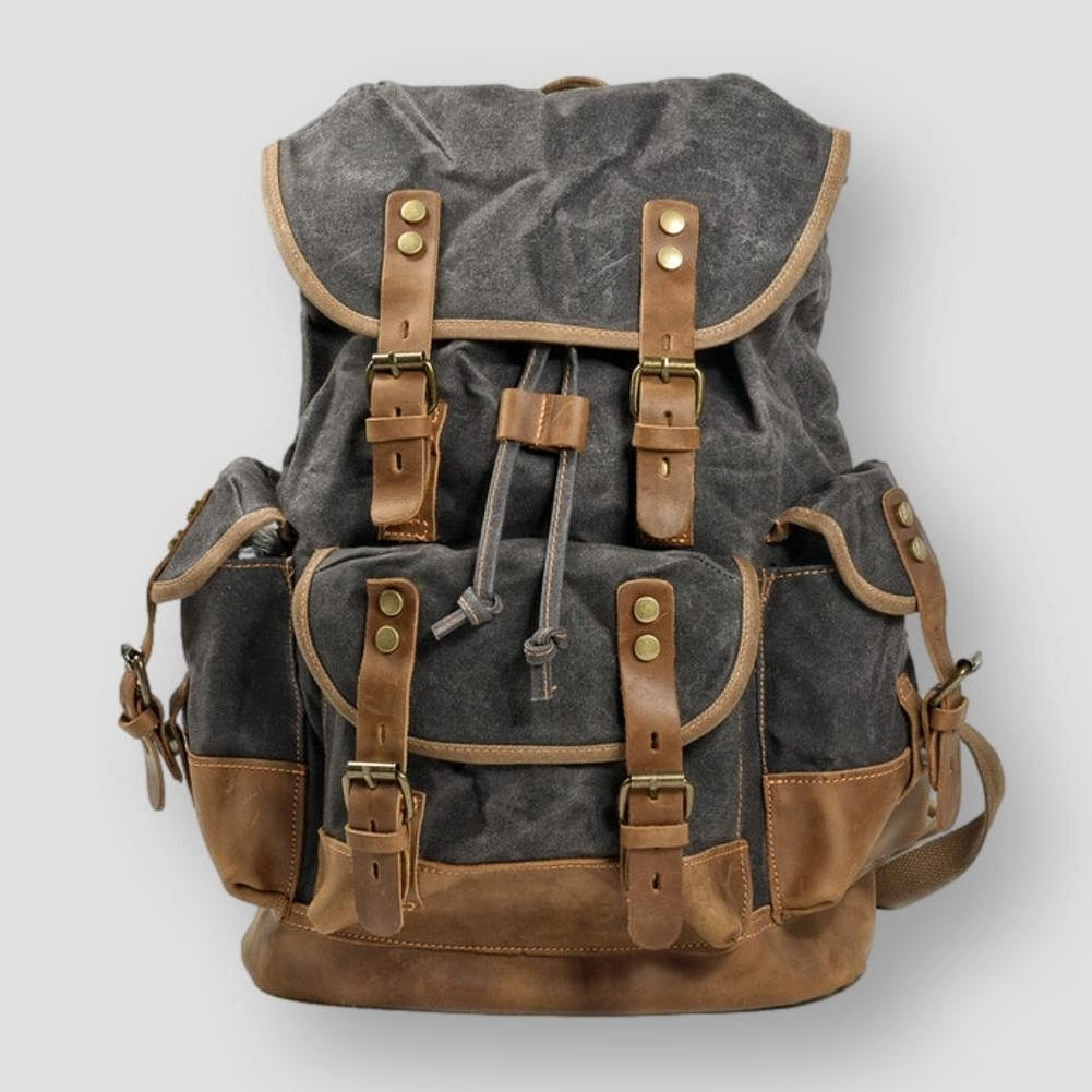 Sky Madrid Waterproof Canvas Backpack