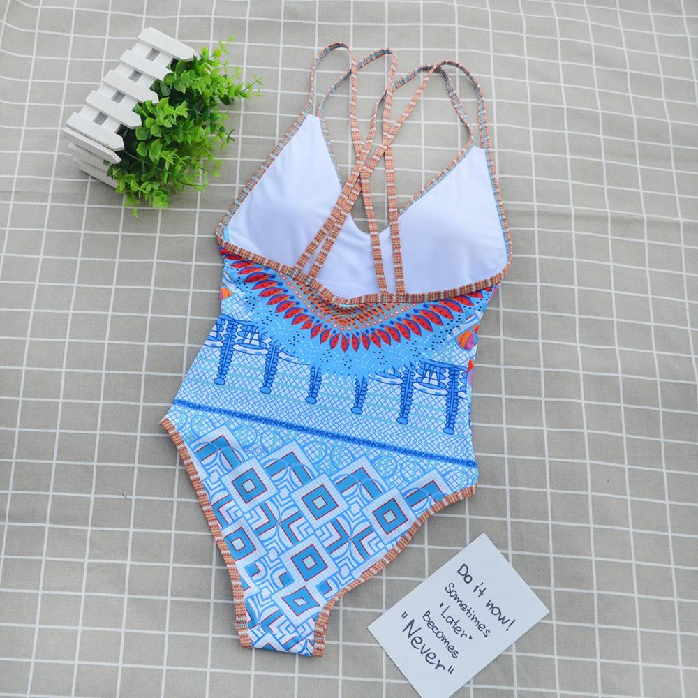 New Ladies One-Piece Ethnic Swimwear