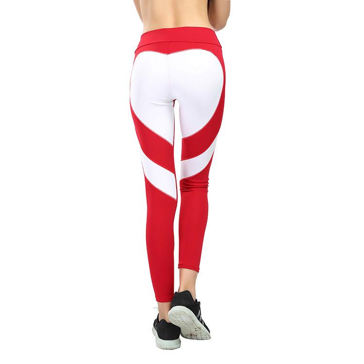 Stitching Yoga Leggings Hip Lifting High Waist Leggings Women