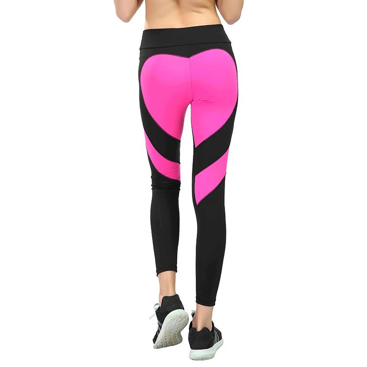 Stitching Yoga Leggings Hip Lifting High Waist Leggings Women