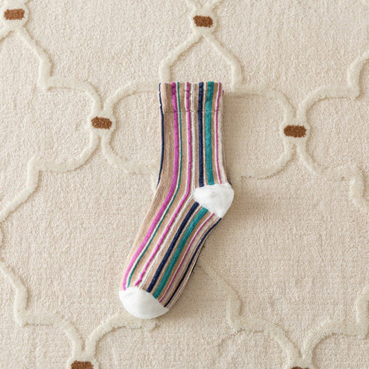Rufia - Bohemian Vertical Striped Socks
