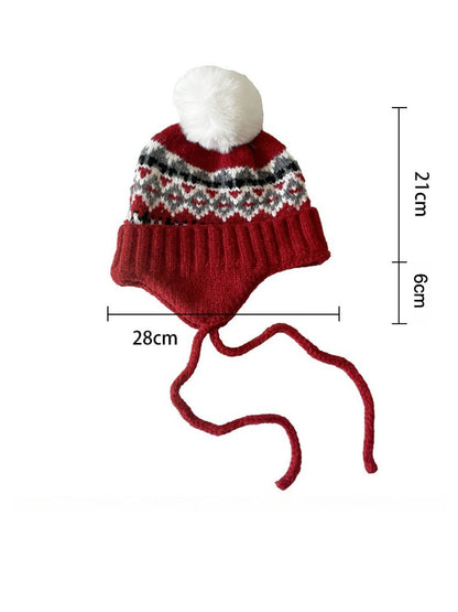 Haila - Women’s Winter Knitted Pom-Pom Beanie