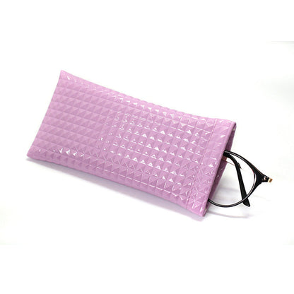 Trendy Protable PU Leather Eyeglasses Pouch