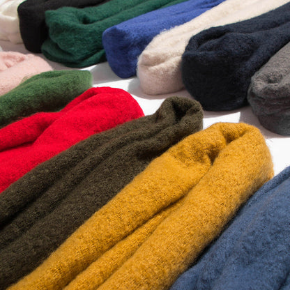Solid Color Tassel Soft Scarves