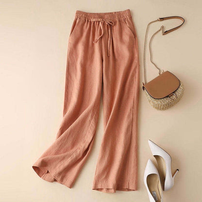 Drawstring Straight Leg Baggy Pants