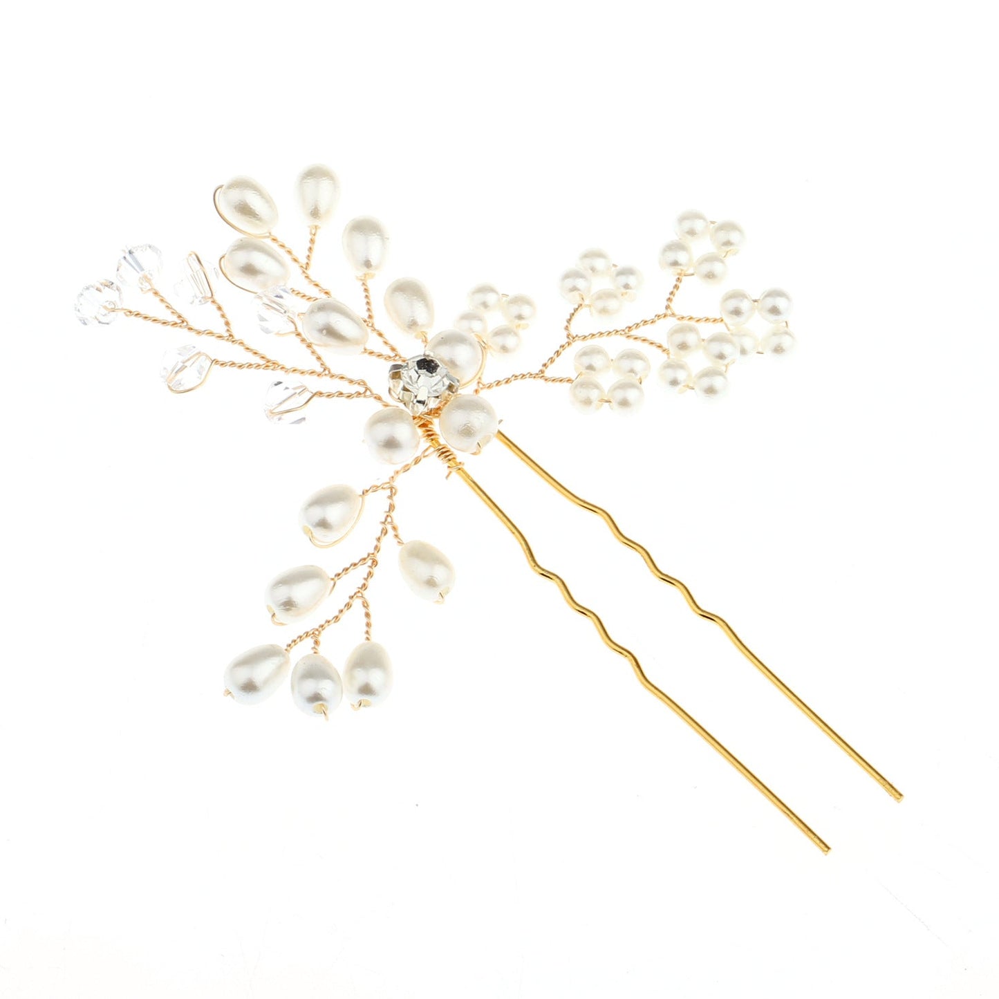 Handmade Pearl Hairpin Bridal Headpiece Hair Accessory