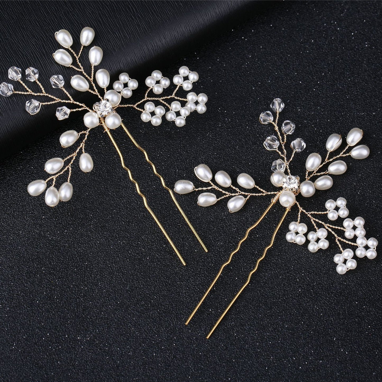Handmade Pearl Hairpin Bridal Headpiece Hair Accessory