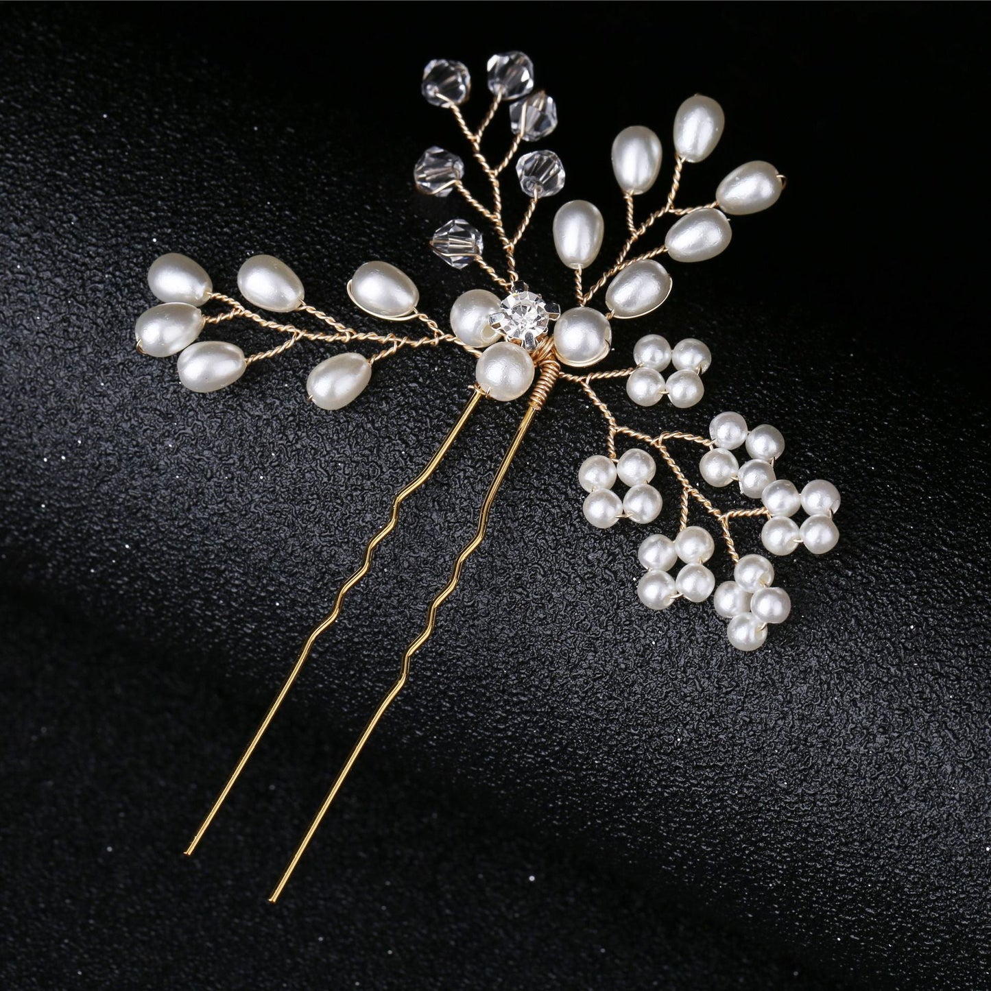 Handmade Pearl Hairpin Bridal Headpiece Hair Accessory