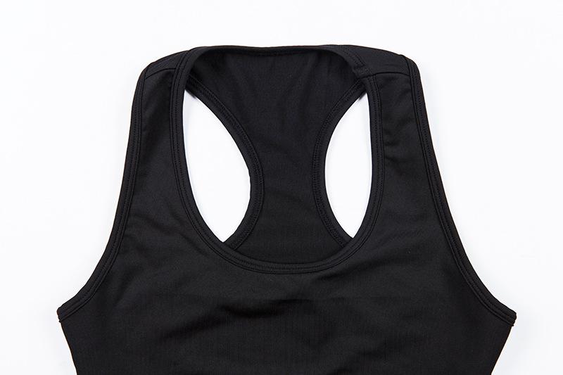 Solid Color Women'S Yoga Fitness Bra And Trousers Sport Yoga Set