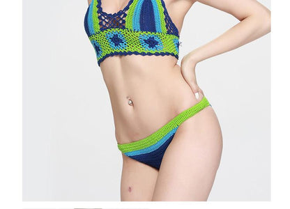New Knitted Sexy Split Swimwear