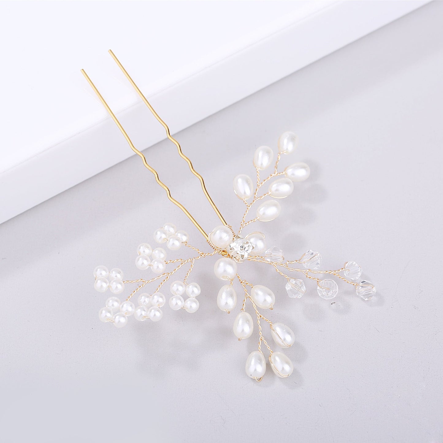 Handmade Pearl Hairpin Bridal Headpiece Hair Accessory