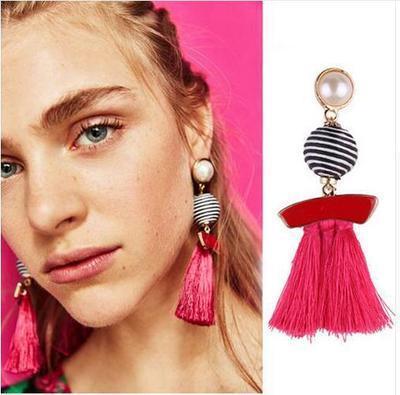 New Arrival Selectable Silk Tassel Metal Beads Cap Charm For Bohemia Style Xmas Party