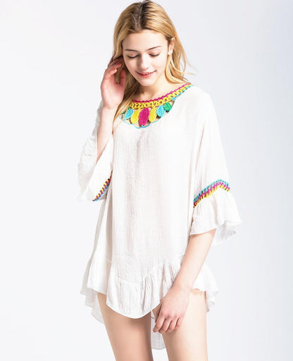 Knit New Hollow Beach Swimwear Bikini Cover Up