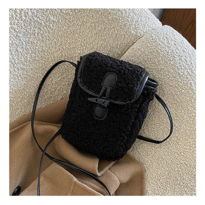 Casual Plain Anti-Stress One Shoulder Thick Square Bag
