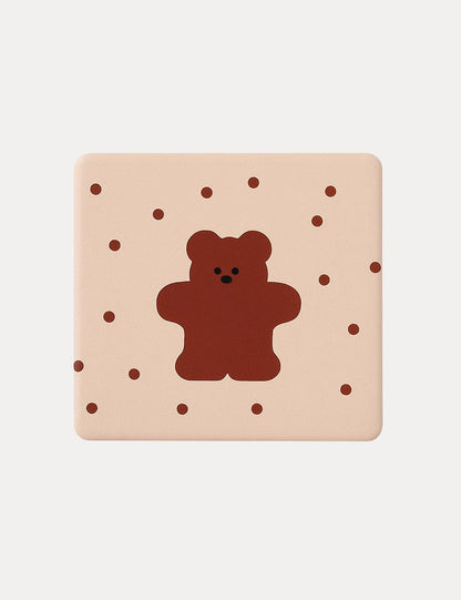 Cute Bear Mini Portable Makeup Mirror