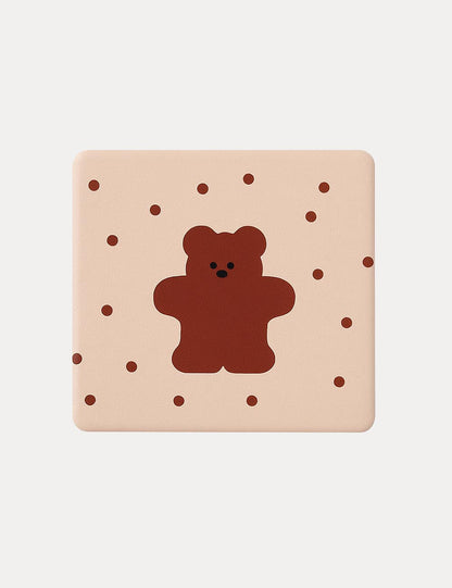 Cute Bear Mini Portable Makeup Mirror
