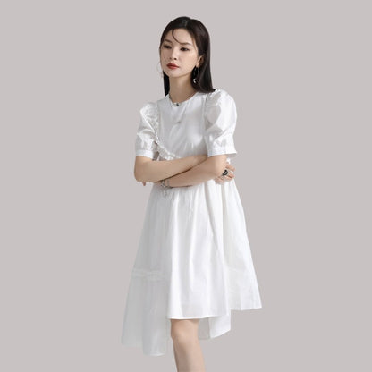 Puffed Sleeve Dress