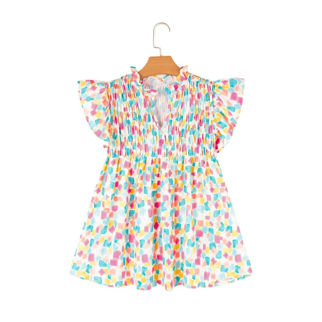Crosa - Boho Abstract Print Shirt - Spring Essential