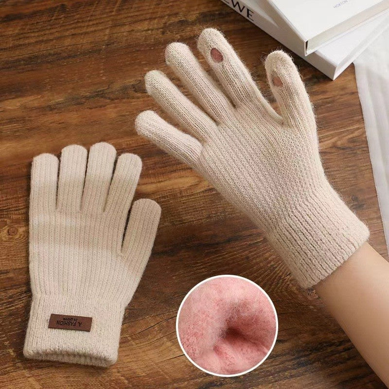 Kids Finger Touchscreen Knitted Gloves