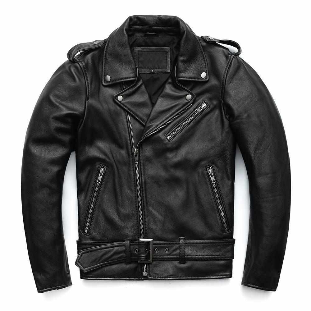 Sky Madrid Leather Biker Jacket
