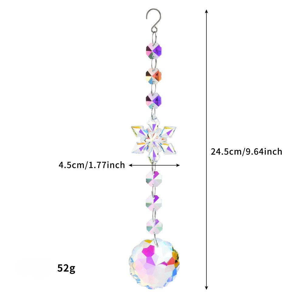 Snowflakes Crystal Holiday Home Hangings