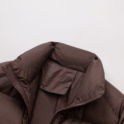 Solid Color Short Cotton Jacket