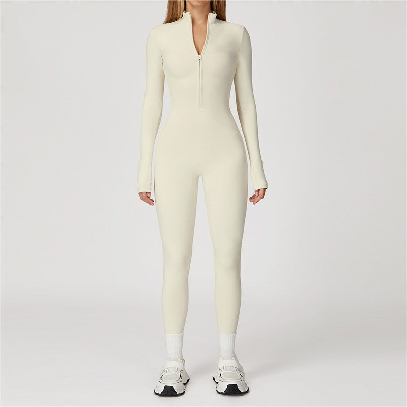 Solid Color Fleece Fitted Bodysuit