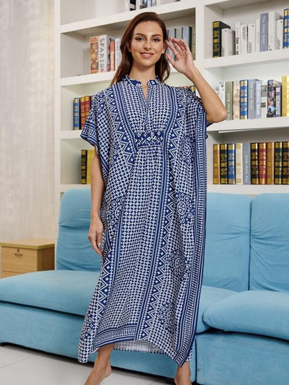 New Four-Way Stretch Printing Loose Casual Cover Up