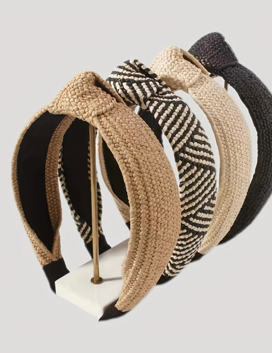 Knotted Braided Wide Simple Headband