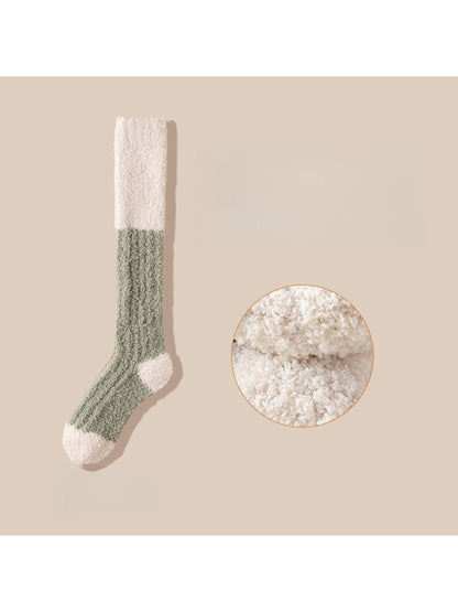 Rufia - Cozy Coral Fleece Thermal Sleeping Socks