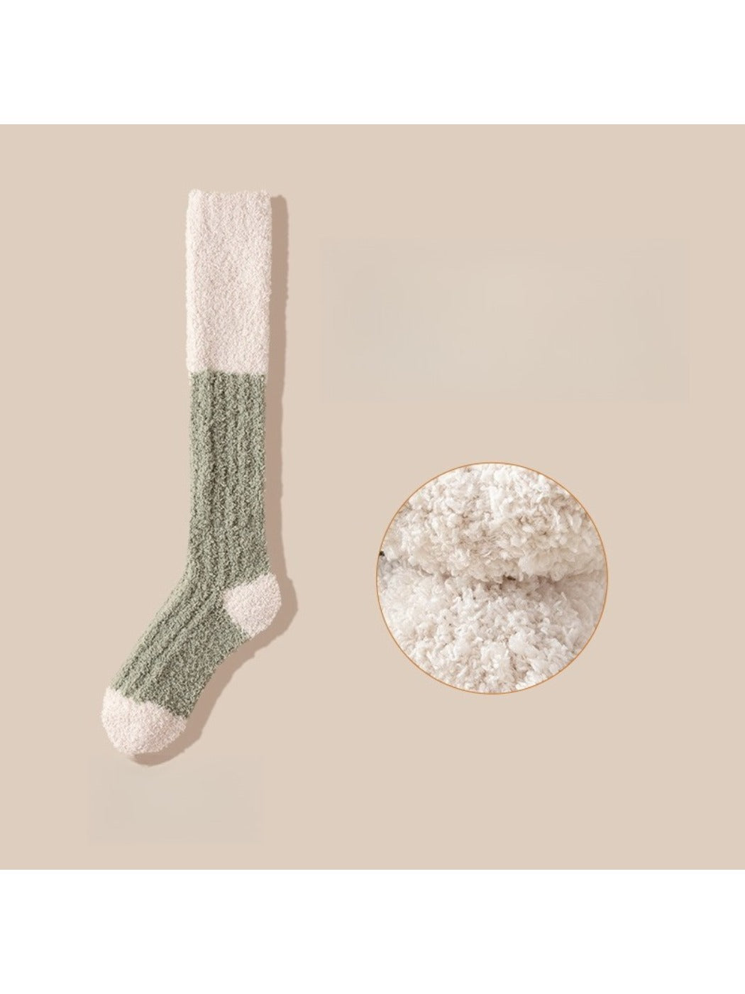 Rufia - Cozy Coral Fleece Thermal Sleeping Socks