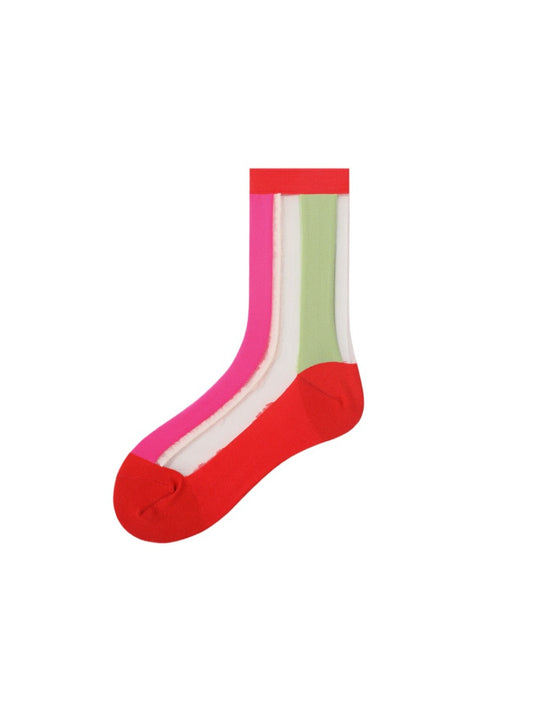 Rufia - Multi-color Knitted Short socks