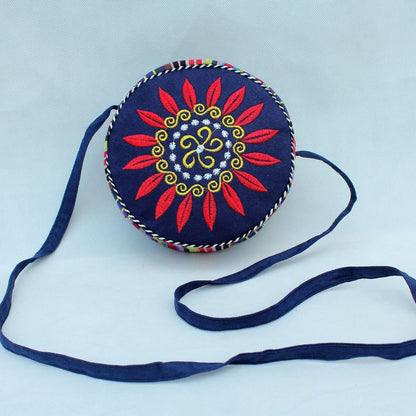 Tibet National Wind Sunflower Bags Canvas Bags Single Shoulder Bags