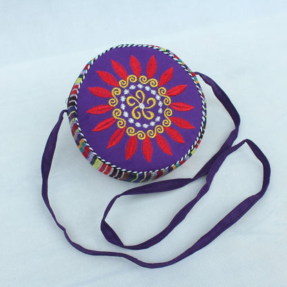 Tibet National Wind Sunflower Bags Canvas Bags Single Shoulder Bags