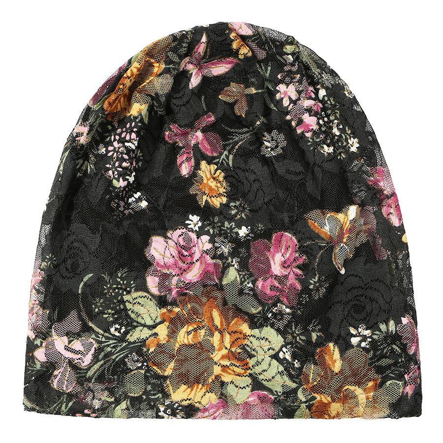 Boho Lace Floral Double-Layer Casual Outdoor Hat