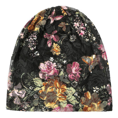 Boho Lace Floral Double-Layer Casual Outdoor Hat