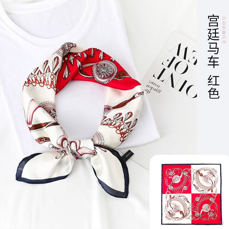 Fashion Print Square Scarf