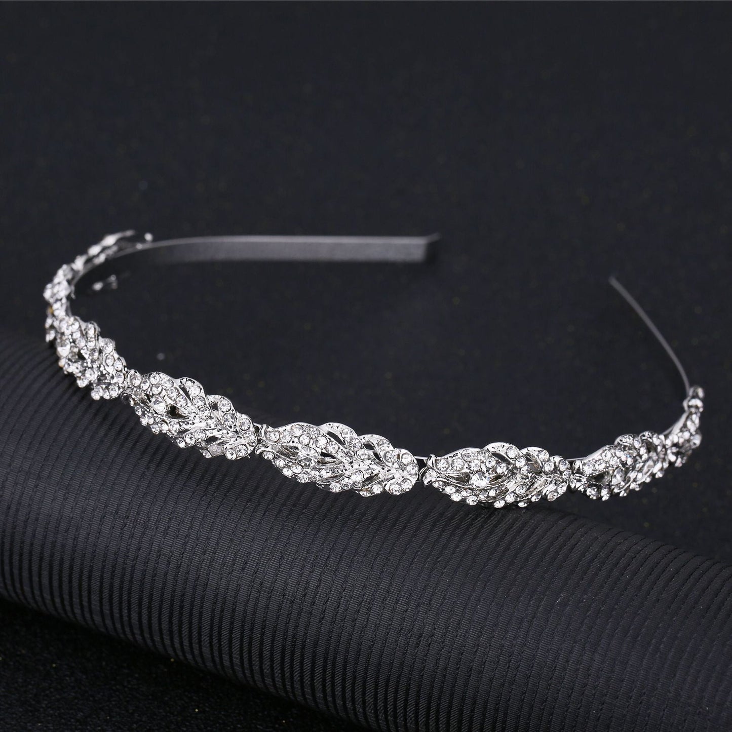 Trendy Rhinestone Crown Headband Fashion Accessories