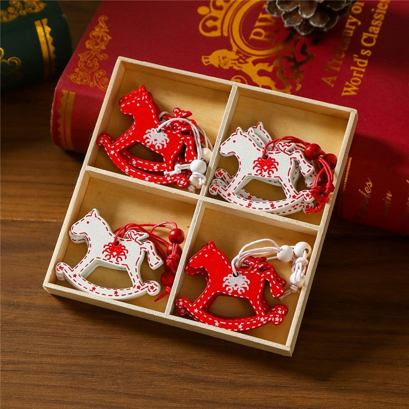Cartoon Pendant With Wooden Box Packaging