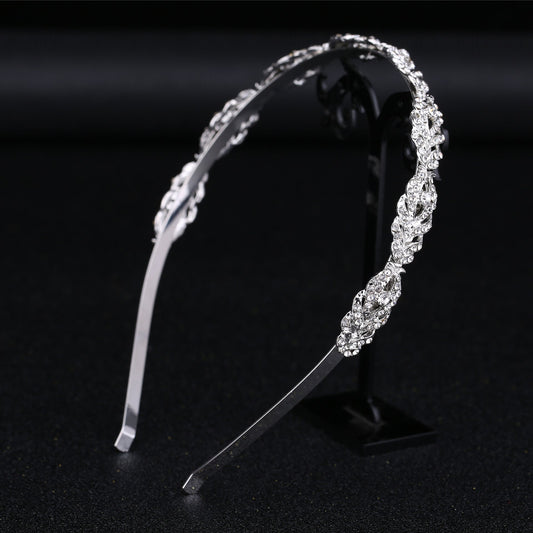 Trendy Rhinestone Crown Headband Fashion Accessories