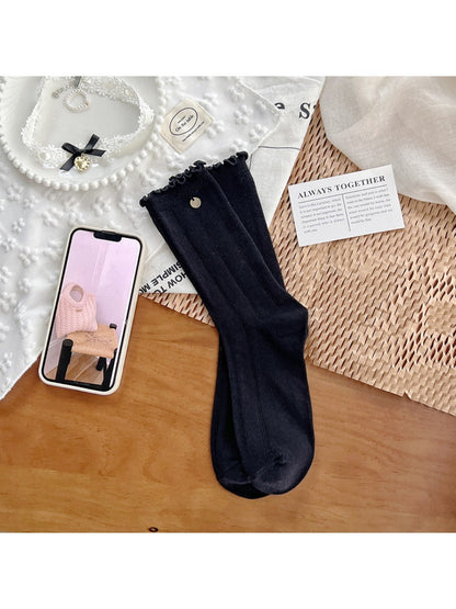 Rufia - Disc Decor Women's Mid-Calf Capsule Socks